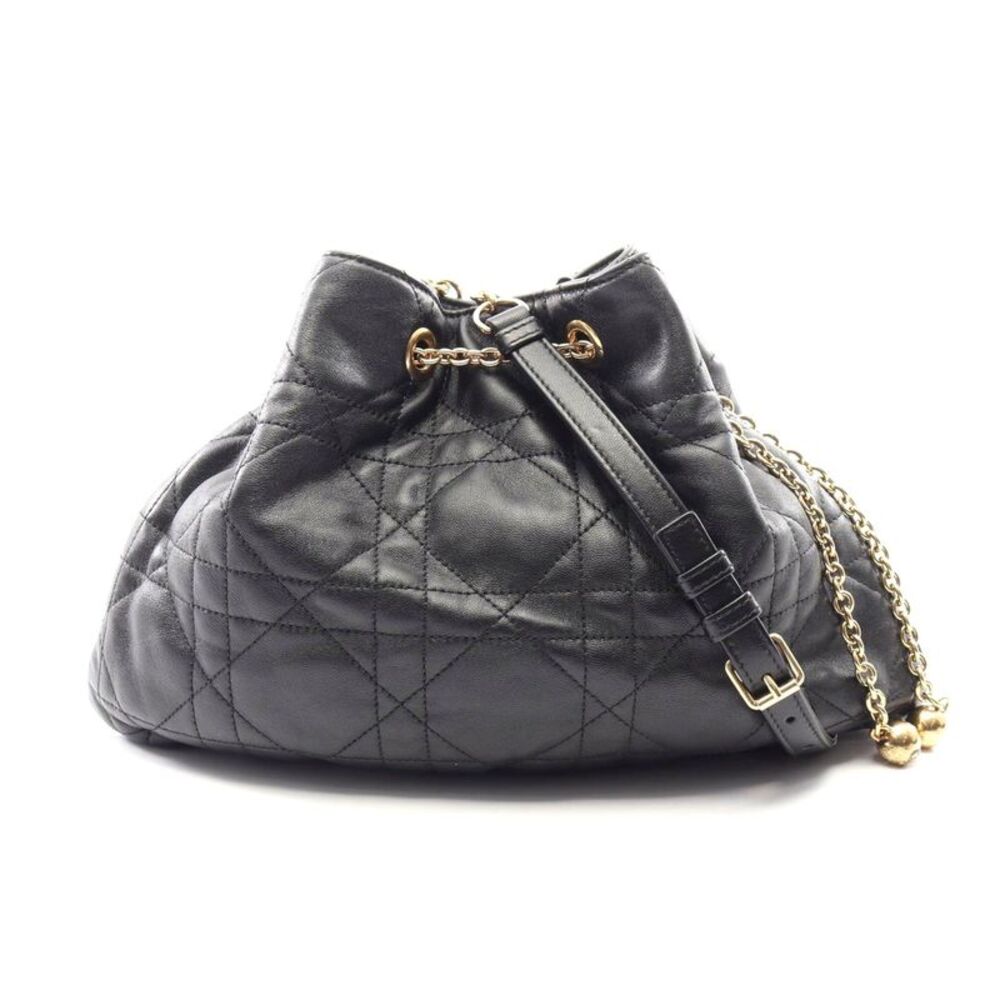 Dior Ammi Leather Shoulder Bag Black